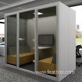 Cabin Meeting Pod Acoustic 4 Person Meeting Booth